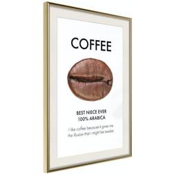 Arkiio Affisch Coffee Best Niece Ever [Poster] 40x60 Poster